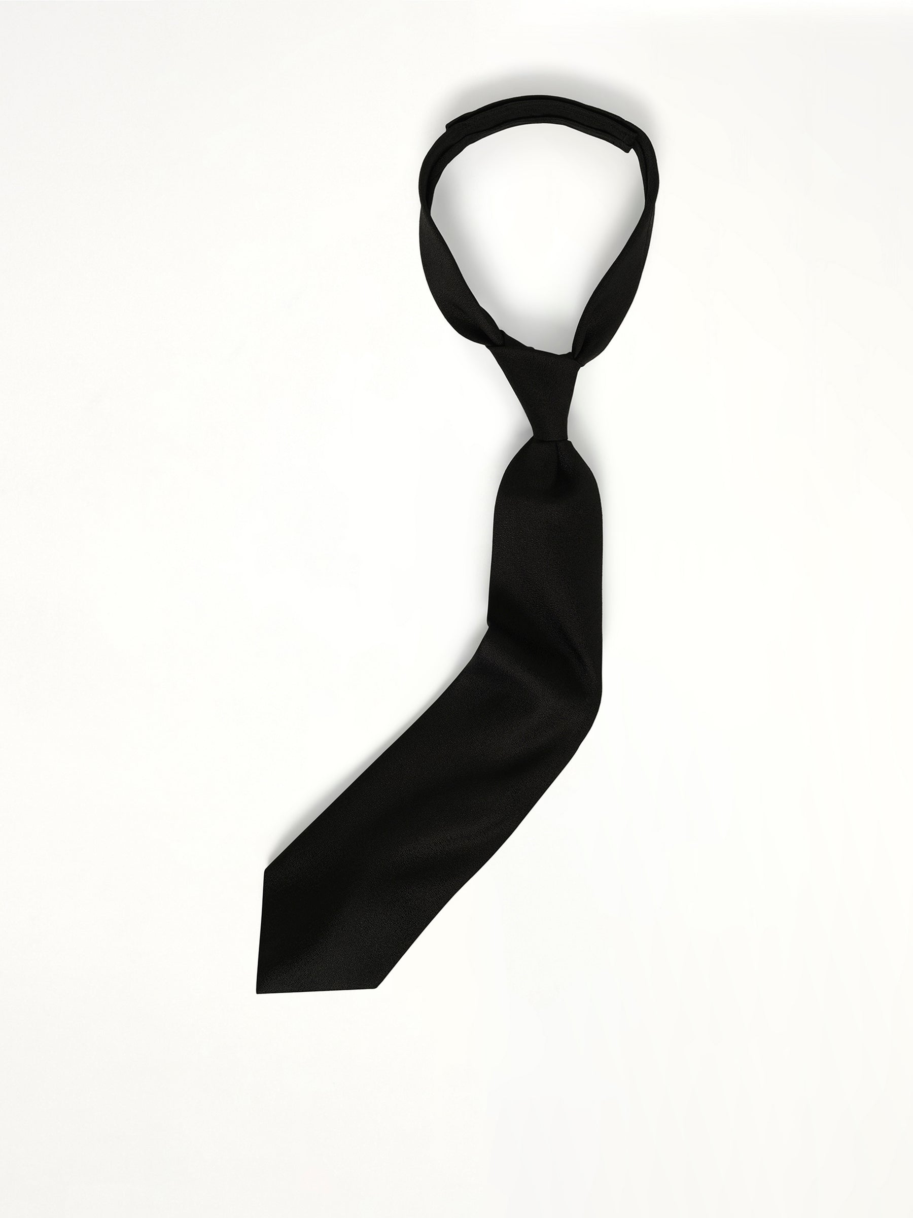 Shape Memory Shijira Tie in Black