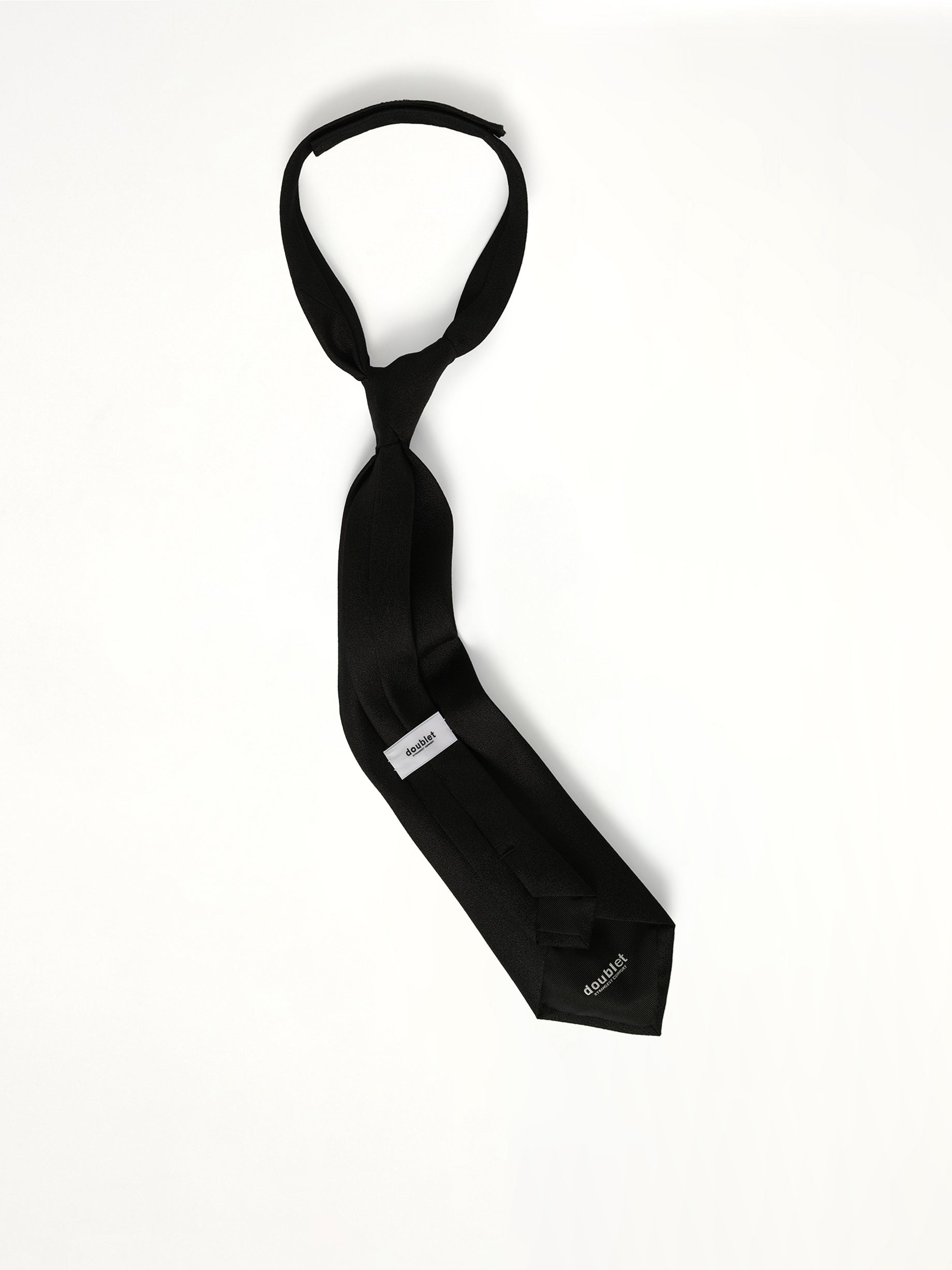 Shape Memory Shijira Tie in Black