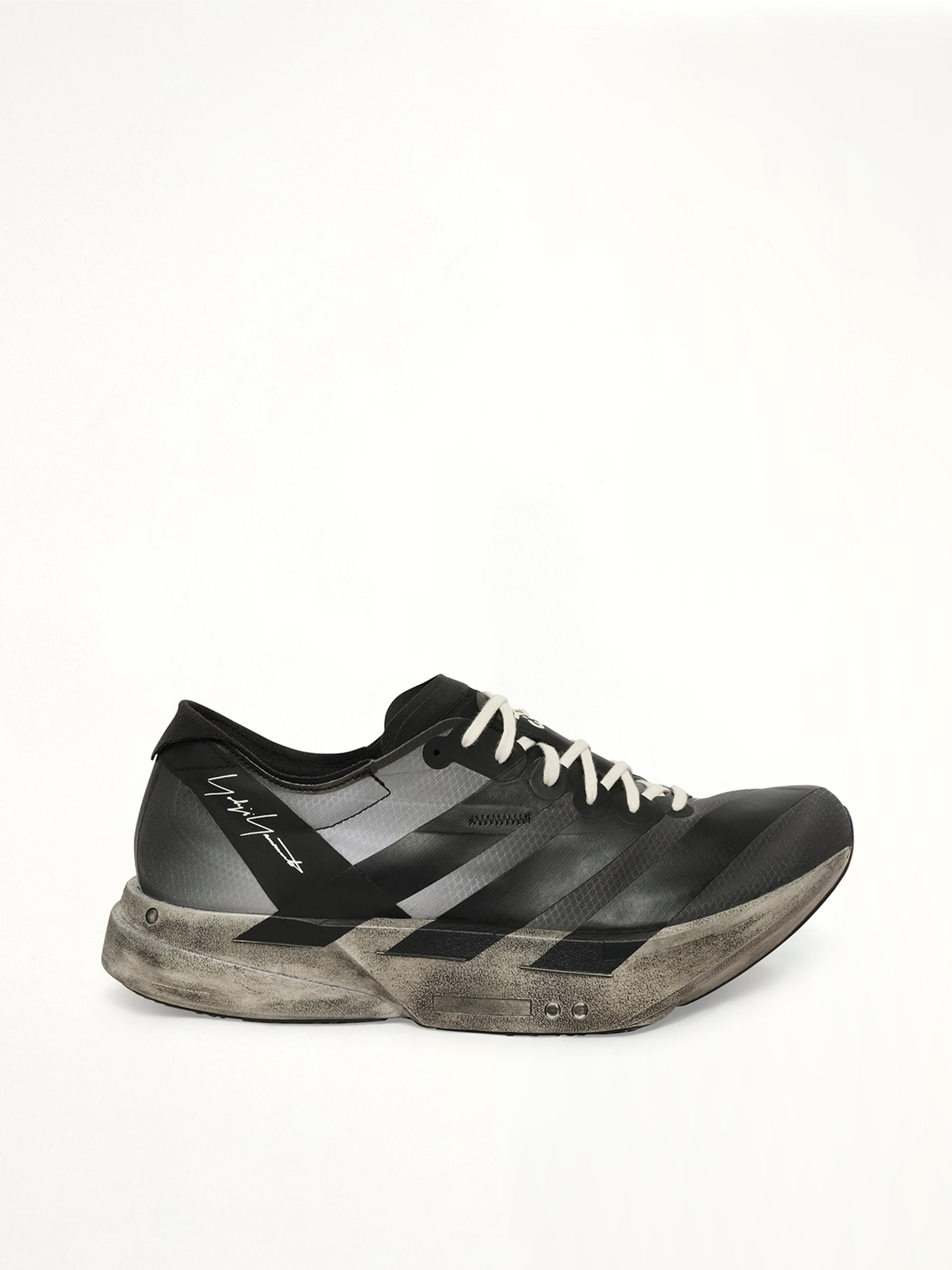 Y-3 Adios Pro 4 Sneaker in Black/Off White