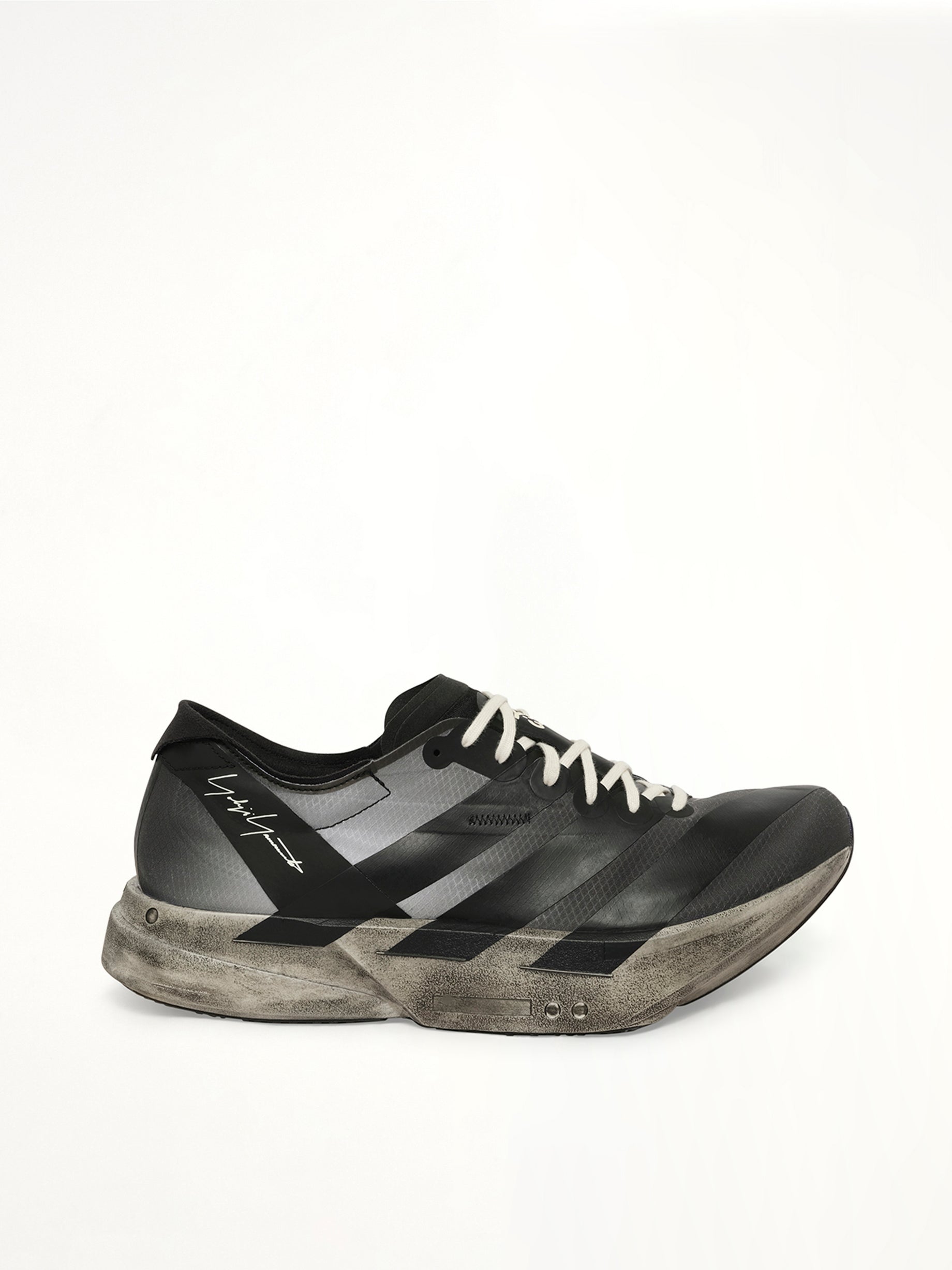 Y-3 Adios Pro 4 Sneaker in Black/Off White