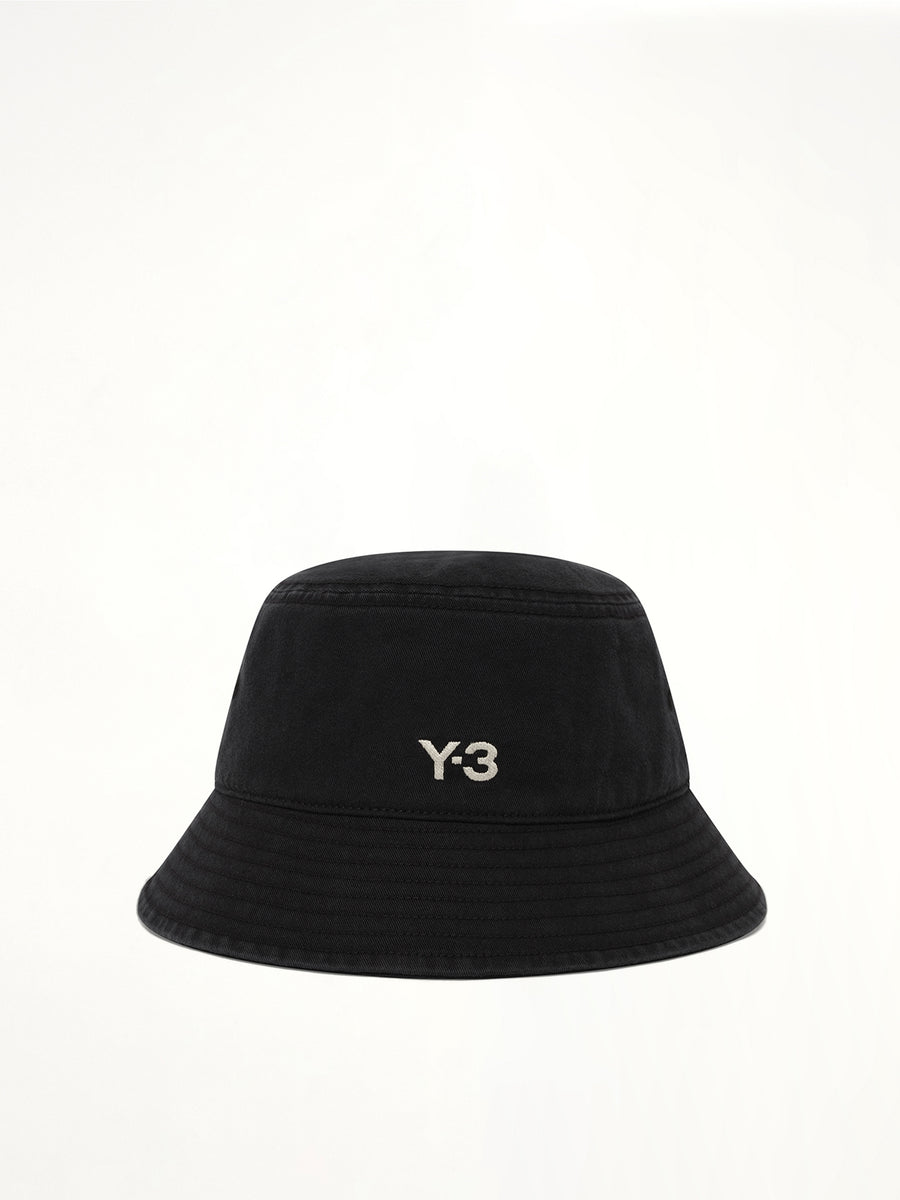 Y-3 Bucket Hat in Black