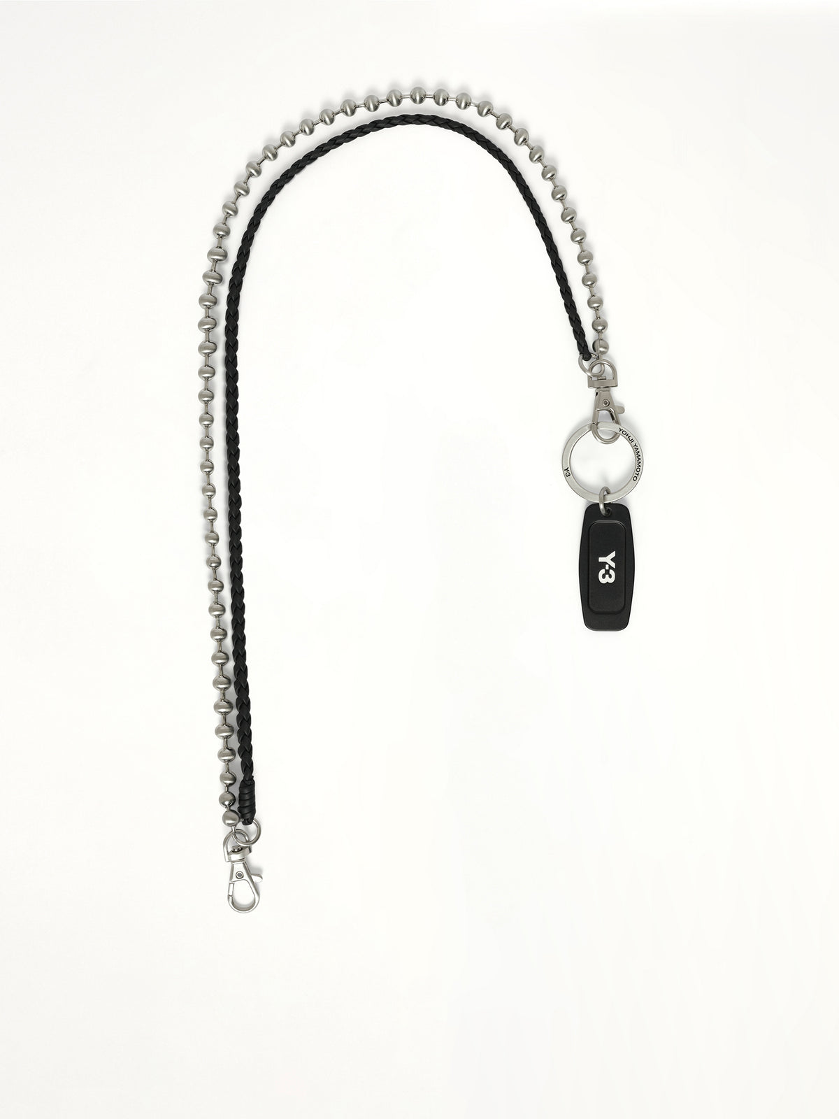 Y-3 Keychain in Black