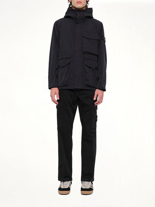 4100032 Short Parka in Black
