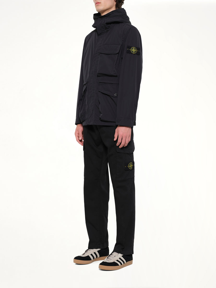 4100032 Short Parka in Black