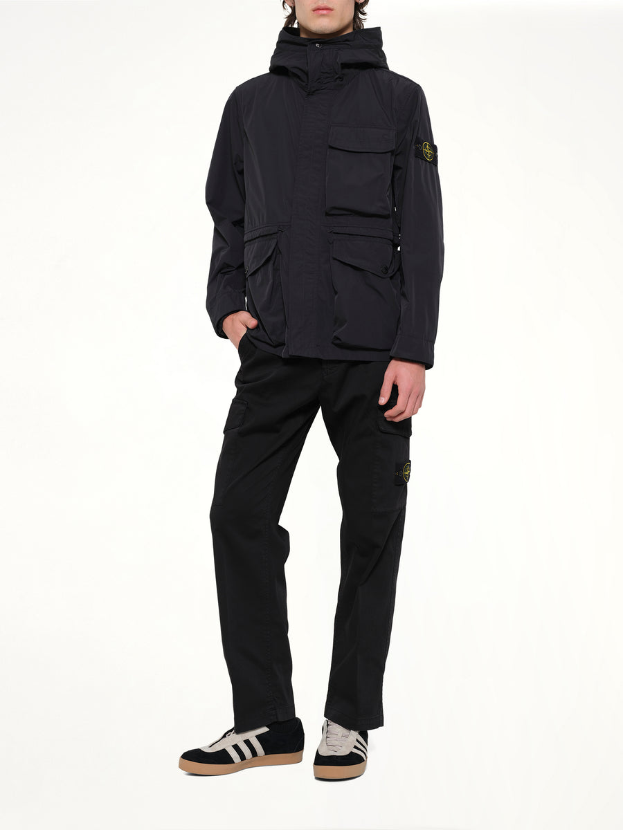 4100032 Short Parka in Black