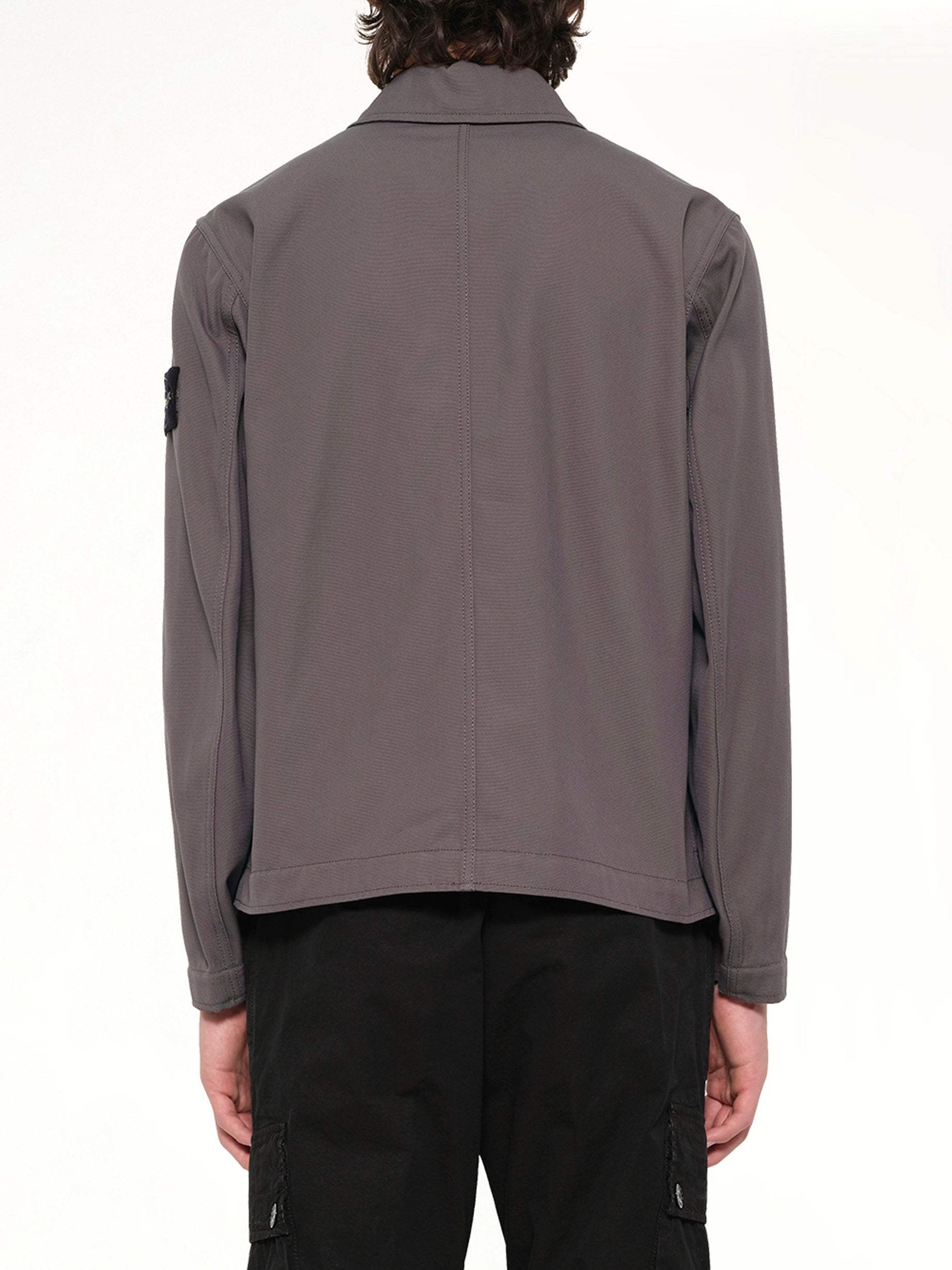 STONE ISLAND 4100076 Jacket in Charcoal Back View from MARAIS