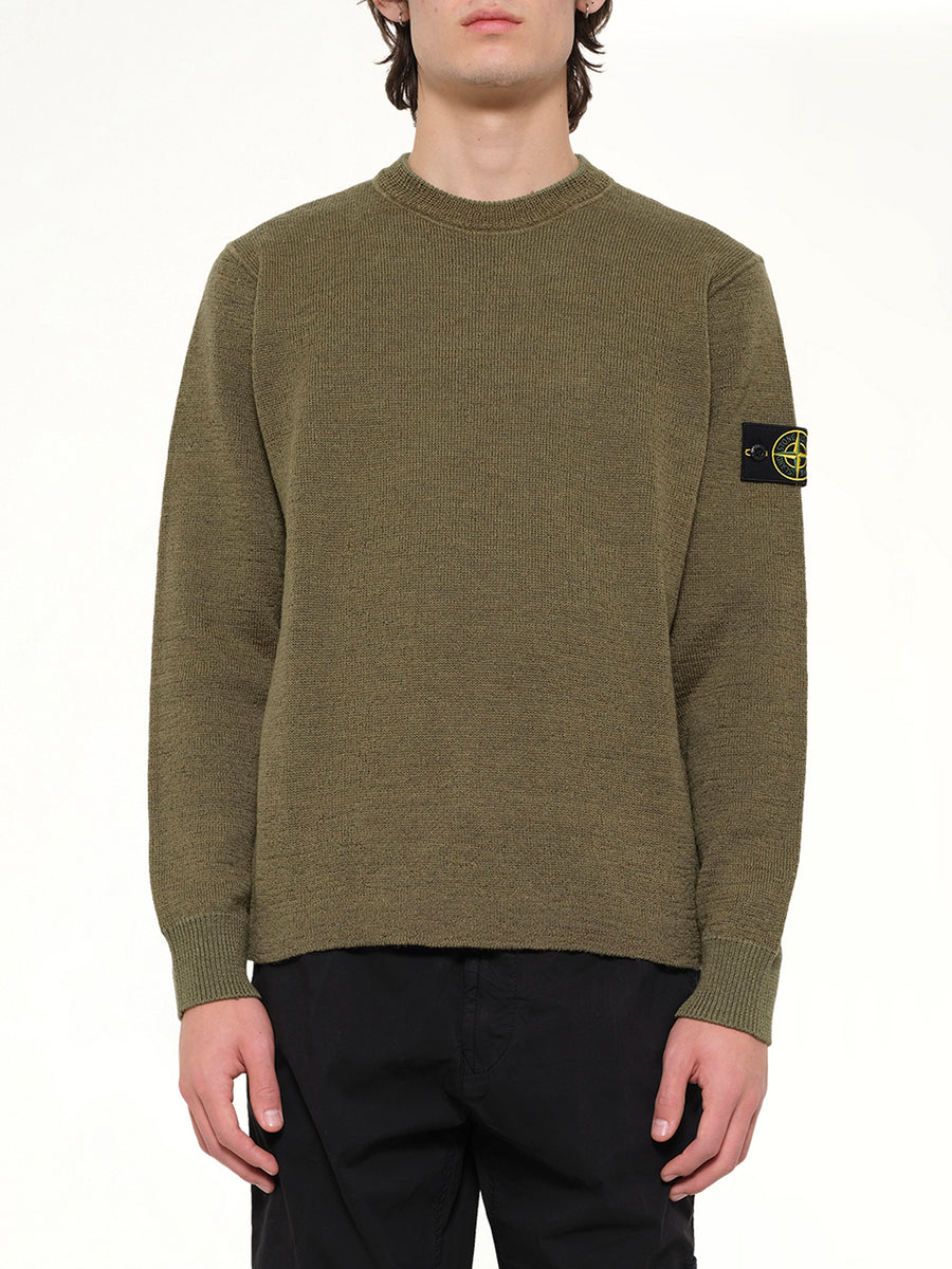 5100015 Crew Neck in Military Green