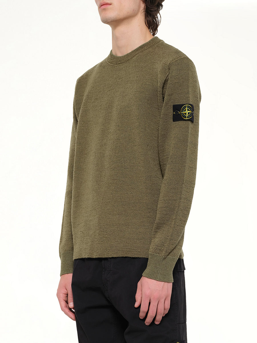 5100015 Crew Neck in Military Green