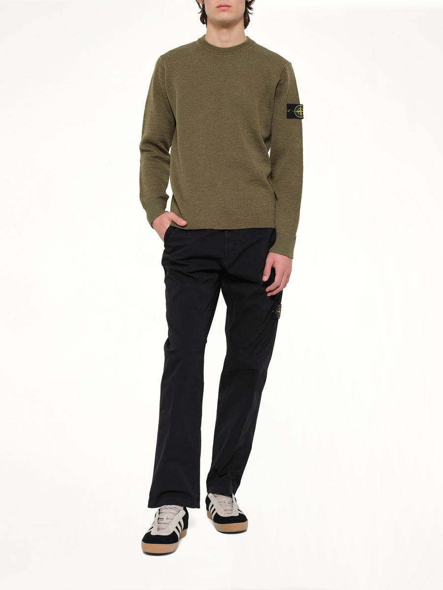 5100015 Crew Neck in Military Green