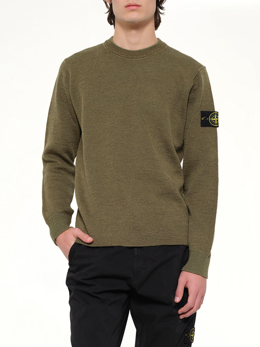 5100015 Crew Neck in Military Green
