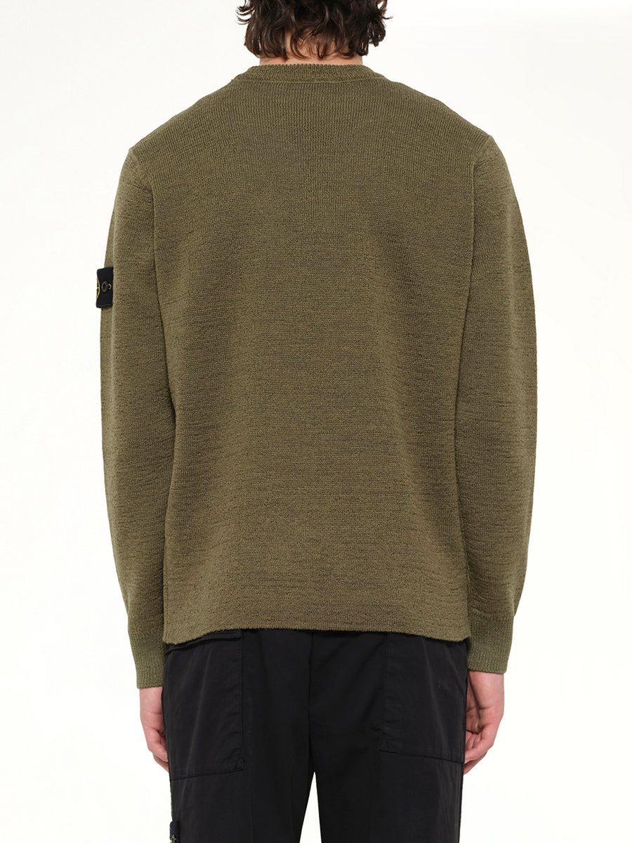 5100015 Crew Neck in Military Green