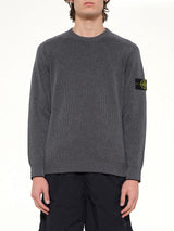 5100033 Crew Neck in Melange Charcoal
