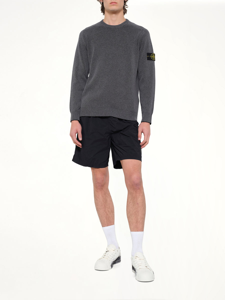5100033 Crew Neck in Melange Charcoal