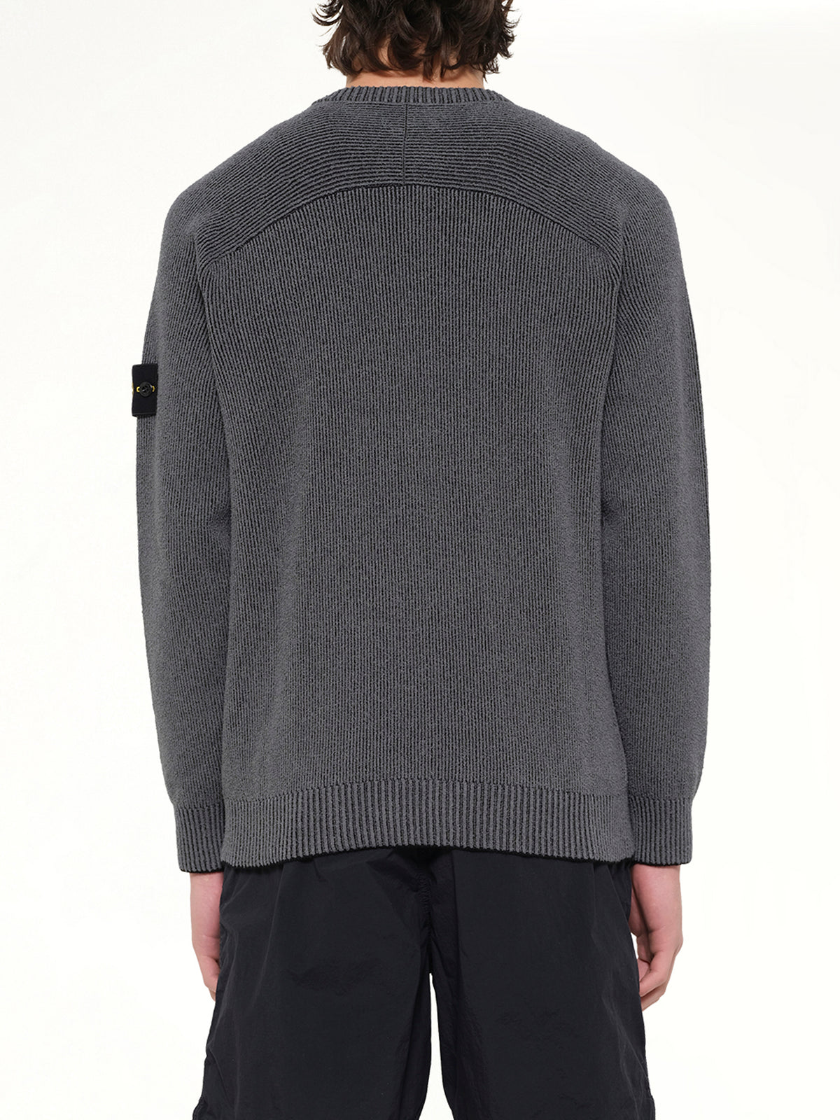 5100033 Crew Neck in Melange Charcoal