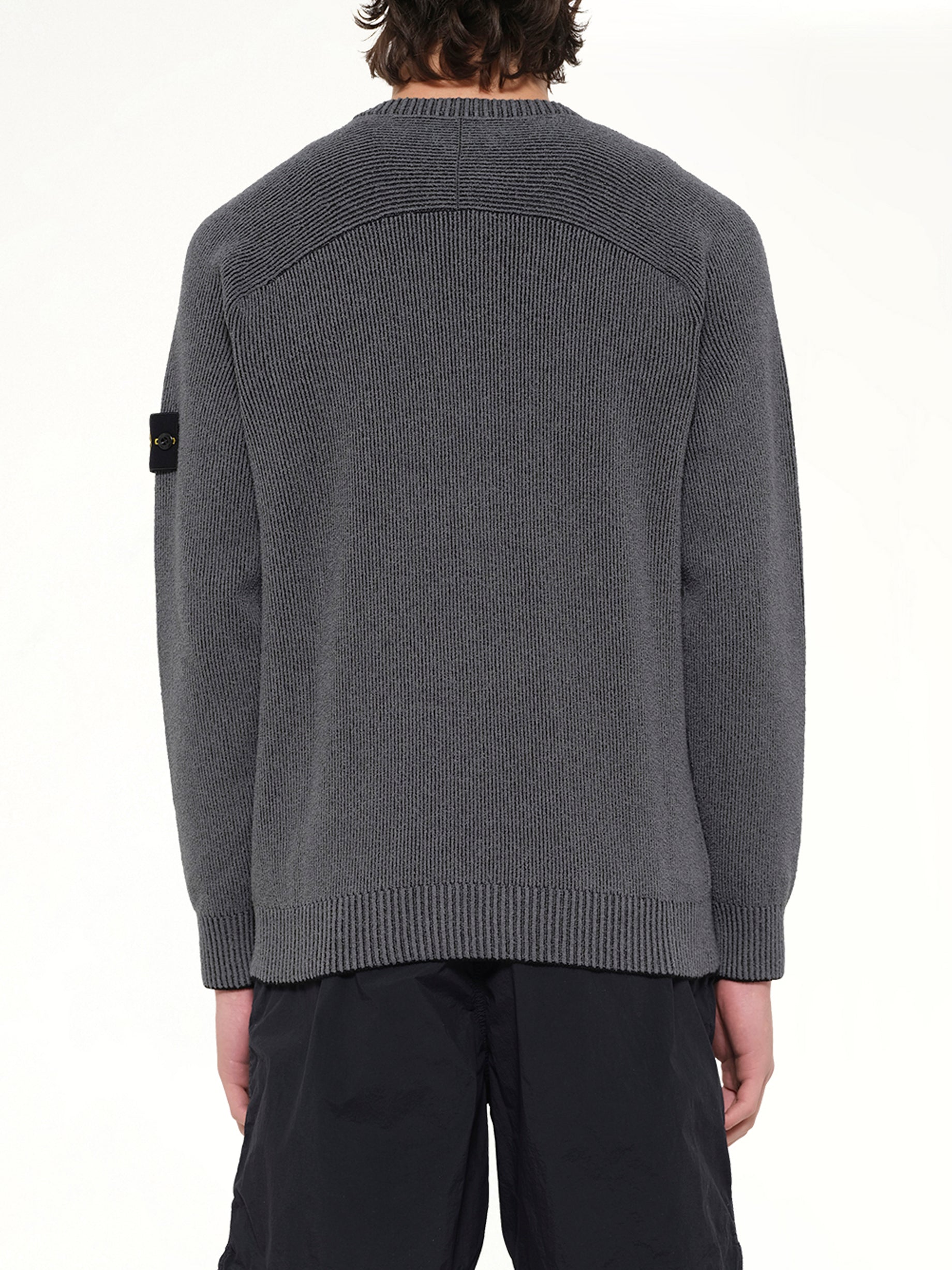 5100033 Crew Neck in Melange Charcoal