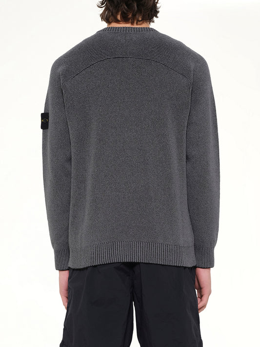5100033 Crew Neck in Melange Charcoal