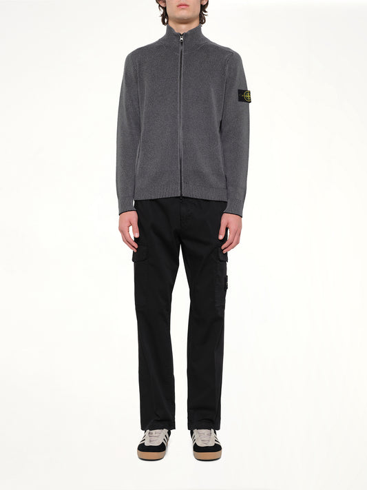 5100034 Cardigan in Melange Charcoal