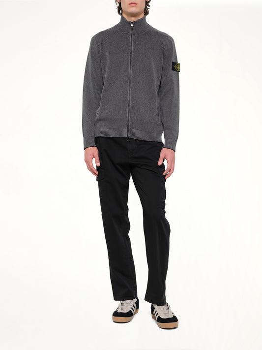 5100034 Cardigan in Melange Charcoal