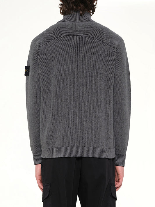 5100034 Cardigan in Melange Charcoal