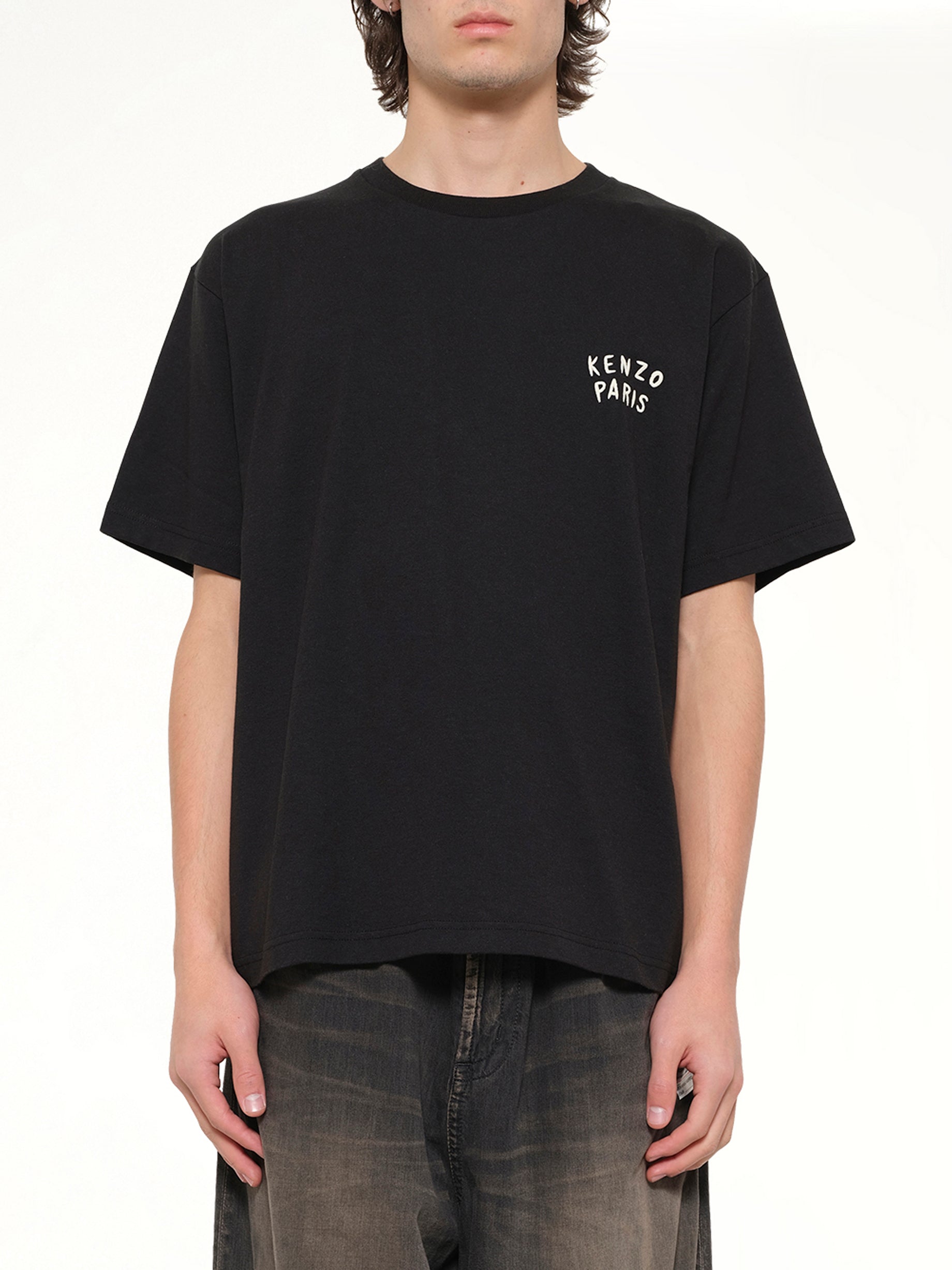 Gots Kenzo Boke Heart Oversize T-Shirt in Black