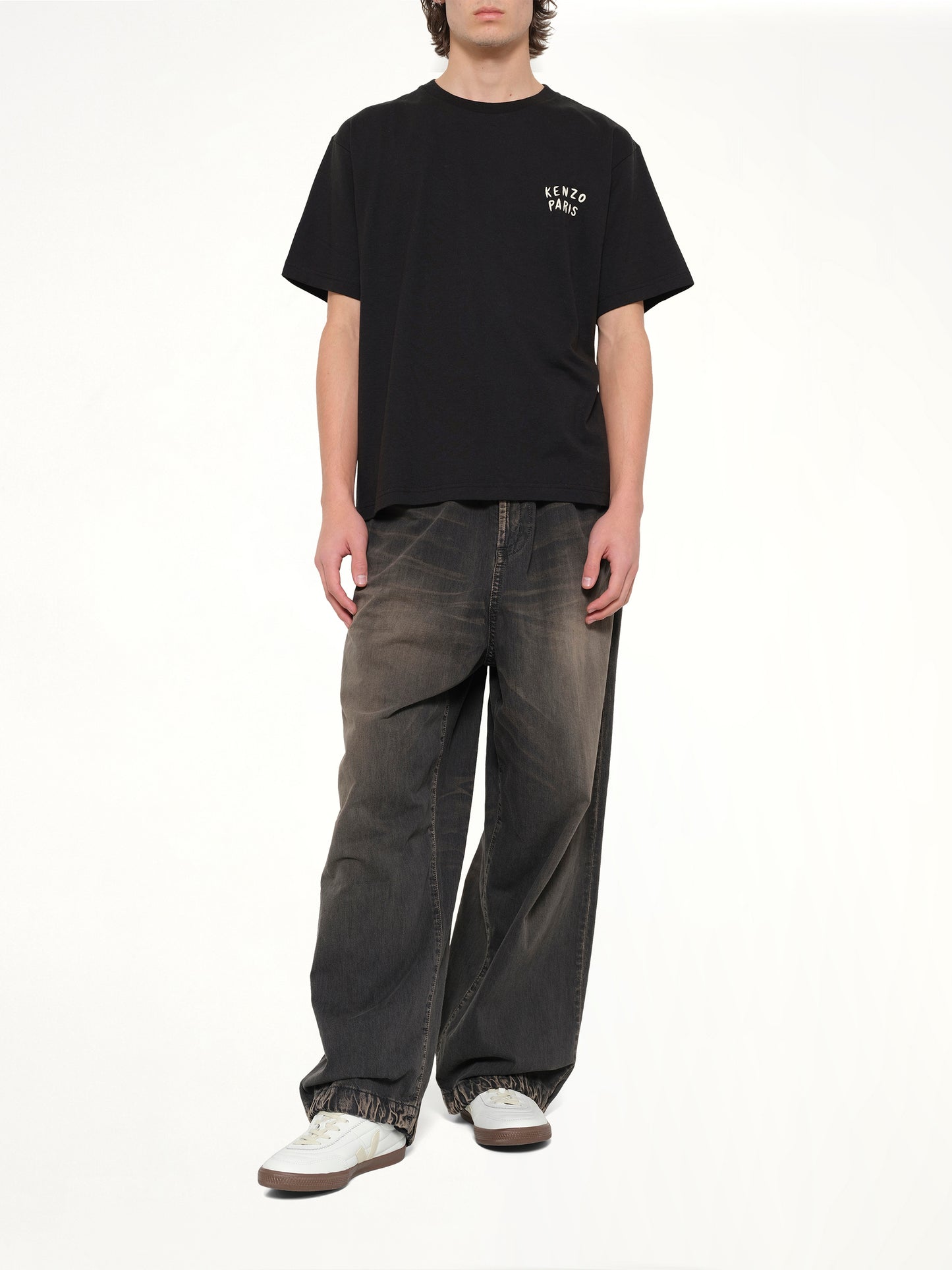 Gots Kenzo Boke Heart Oversize T-Shirt in Black