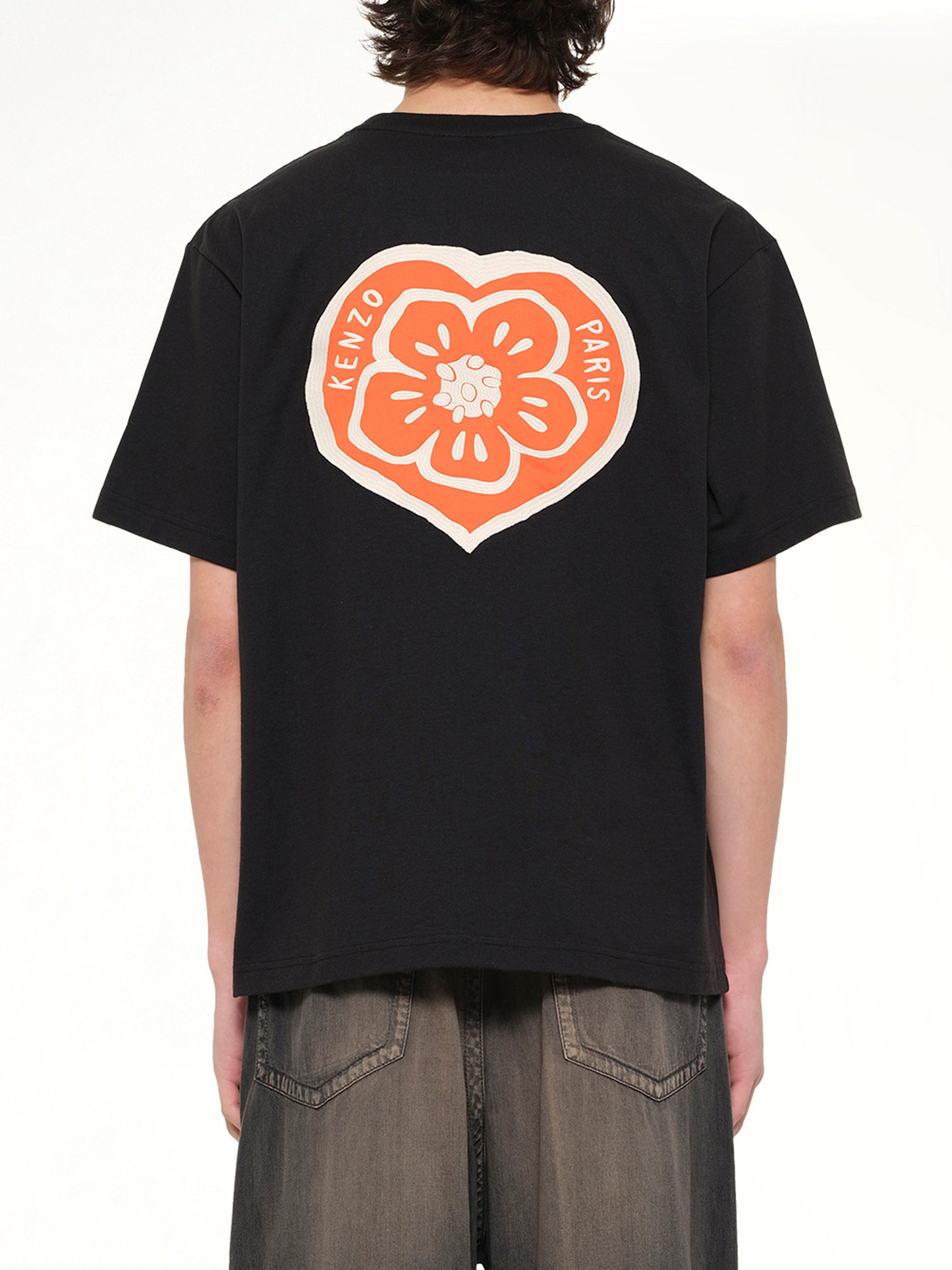 Gots Kenzo Boke Heart Oversize T-Shirt in Black