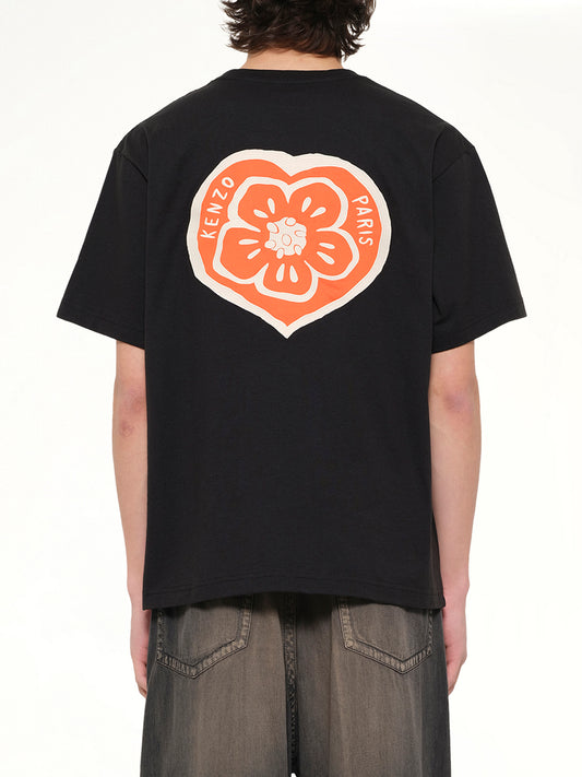 Gots Kenzo Boke Heart Oversize T-Shirt in Black