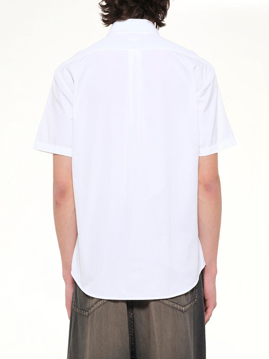 Kenzo Wild Tiger Crest Short Sleeve Shirt in White