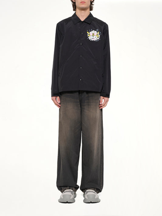 Kenzo Wild Tiger Light Coach Jacket in Black