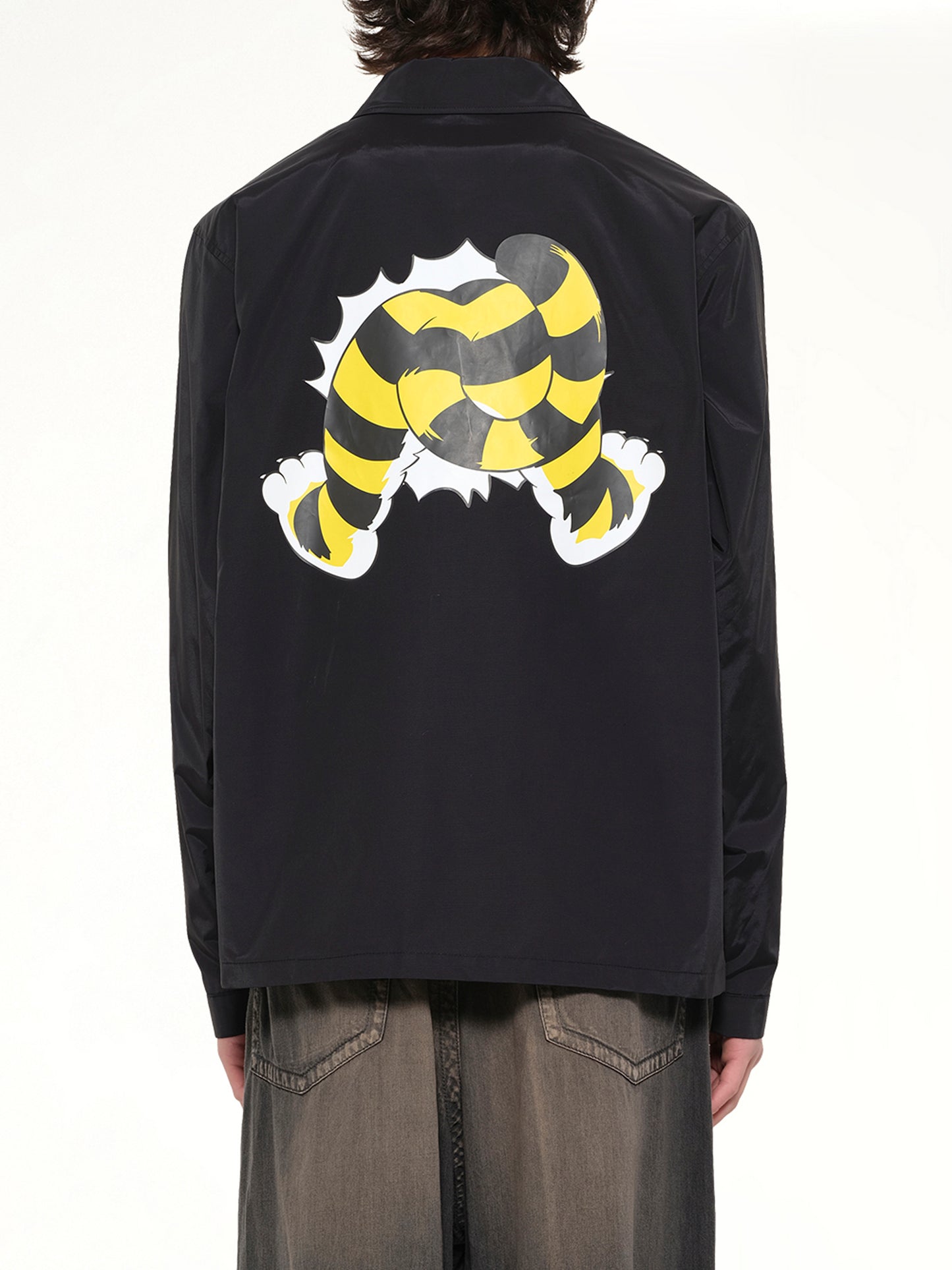 Kenzo Wild Tiger Light Coach Jacket in Black