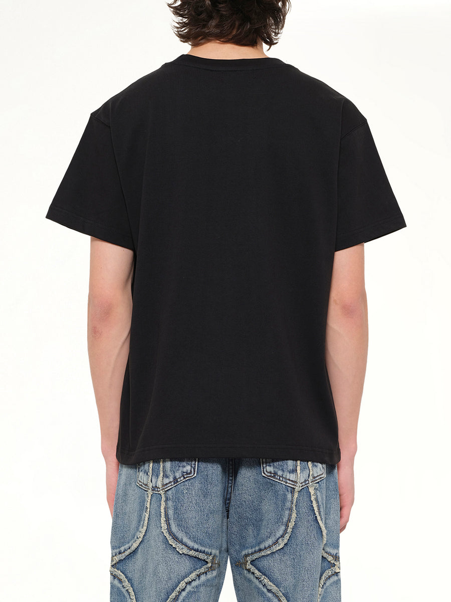 Men's Fashion Hell T-Shirt in Black