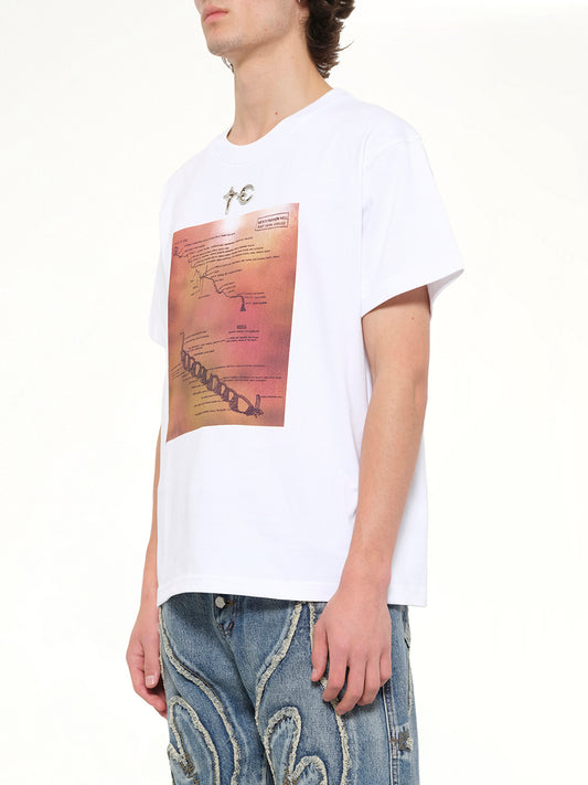 Men's Fashion Hell T-Shirt in White