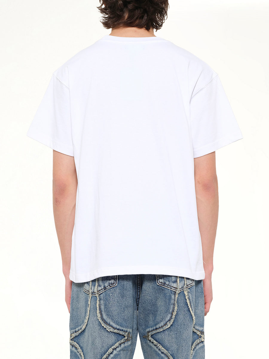 Men's Fashion Hell T-Shirt in White