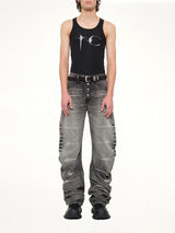 TC Not Easy Tank Top in Black