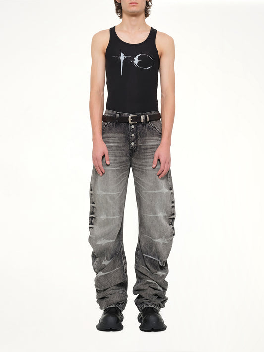 TC Not Easy Tank Top in Black