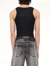 TC Not Easy Tank Top in Black