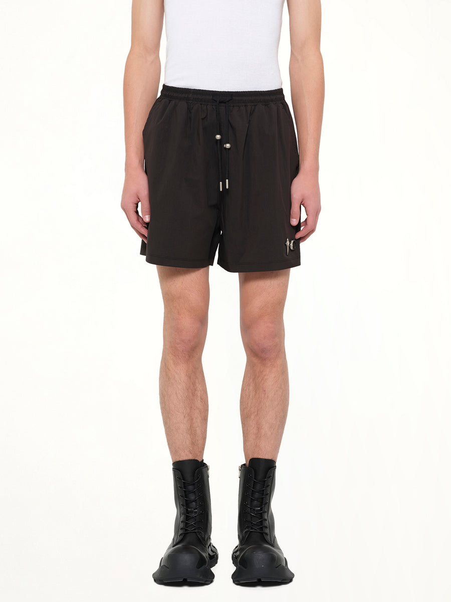 TC Riding Skull Hybrid Shorts in Black