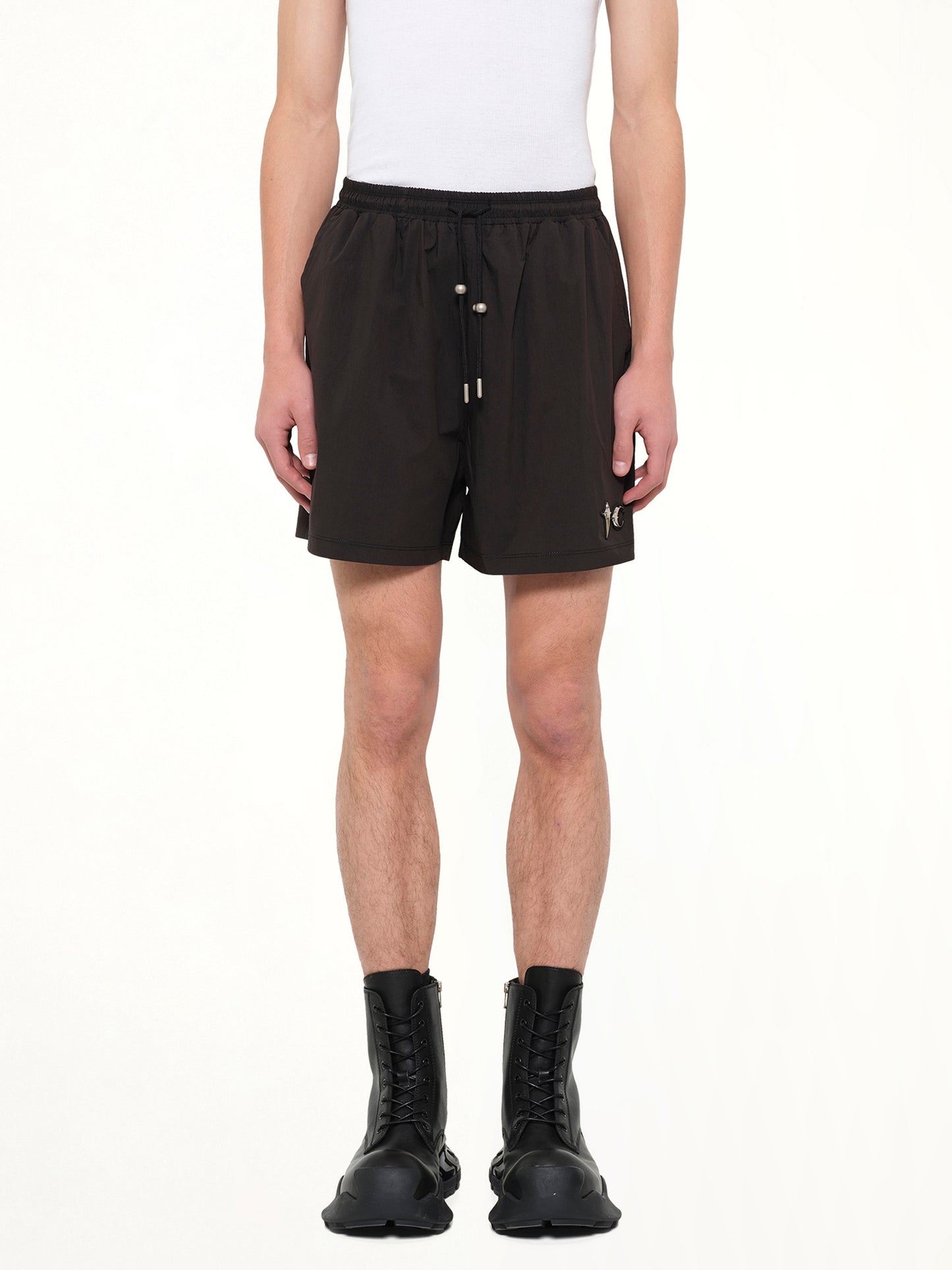 TC Riding Skull Hybrid Shorts in Black