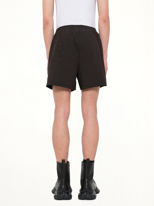 TC Riding Skull Hybrid Shorts in Black