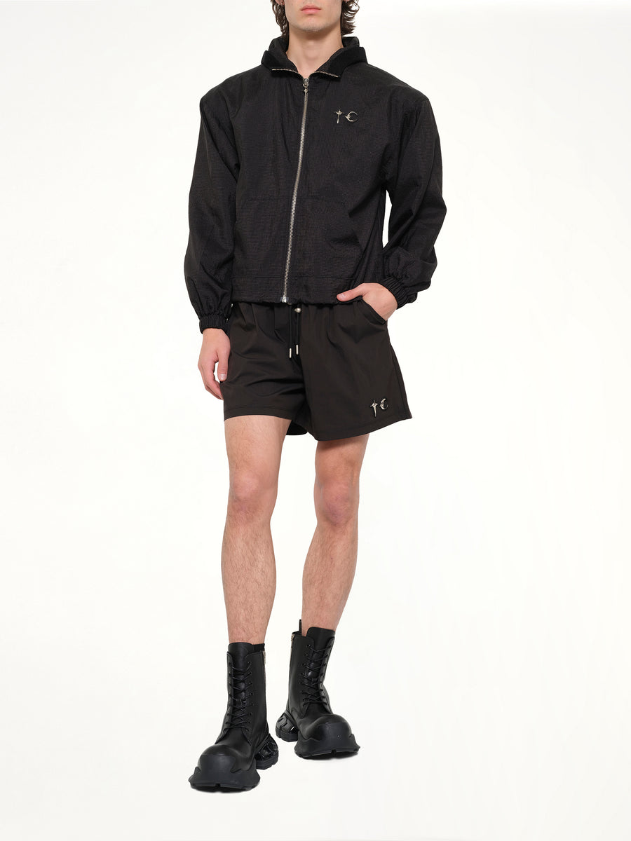 TC Riding Skull Hybrid Shorts in Black