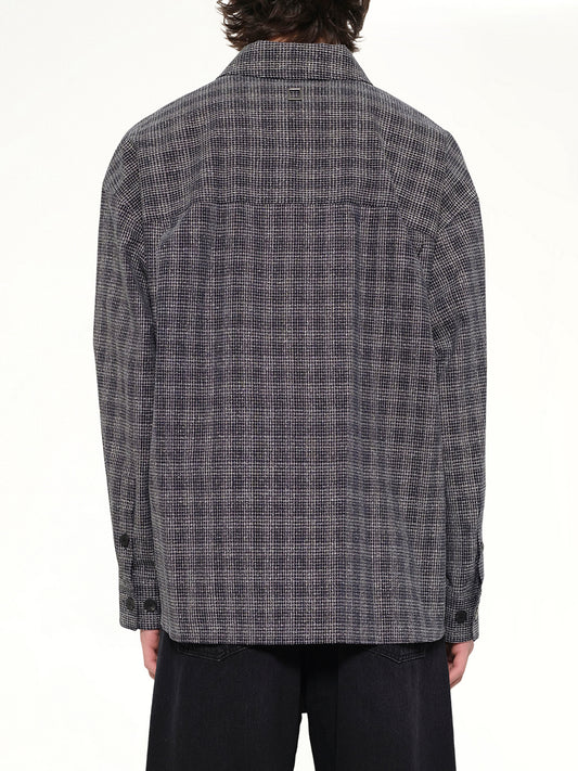 Tweed Shirt in Black