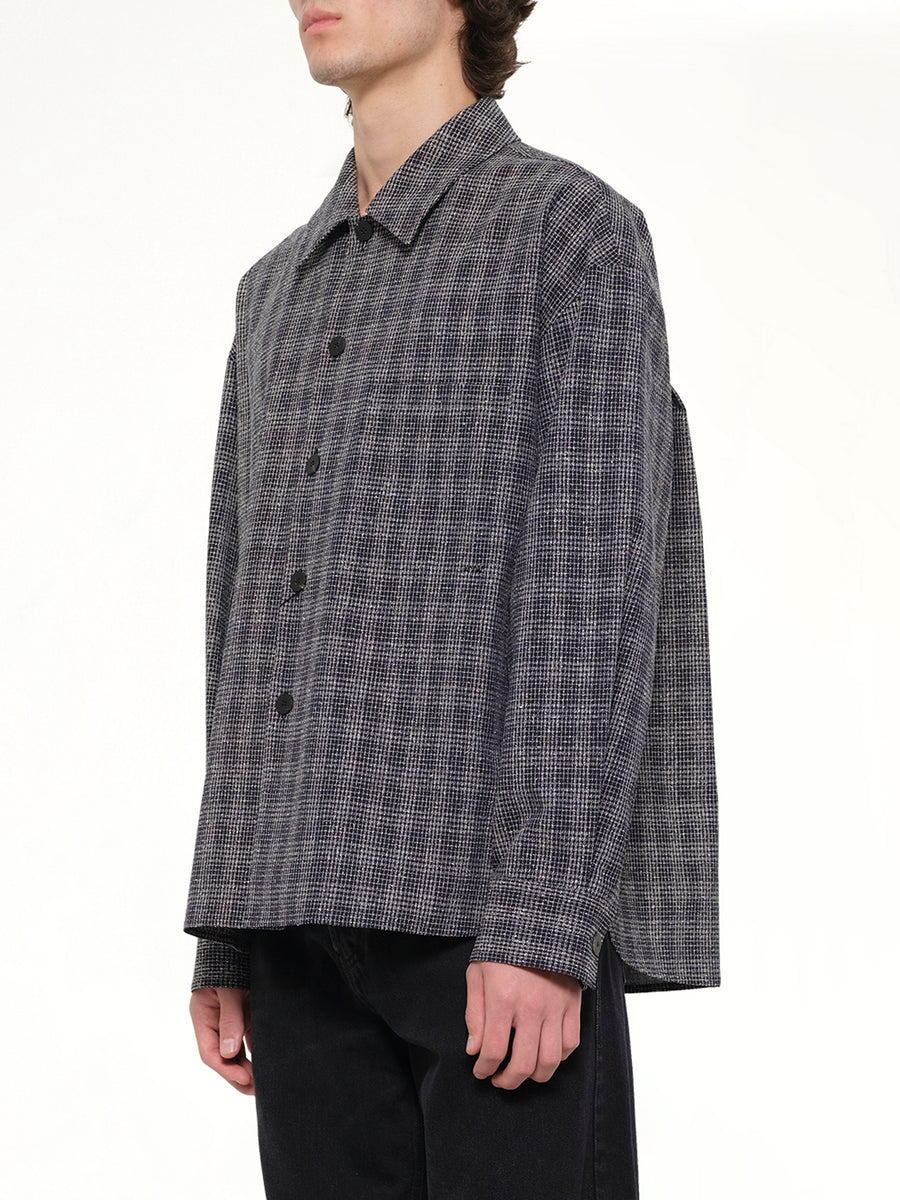 Tweed Shirt in Black