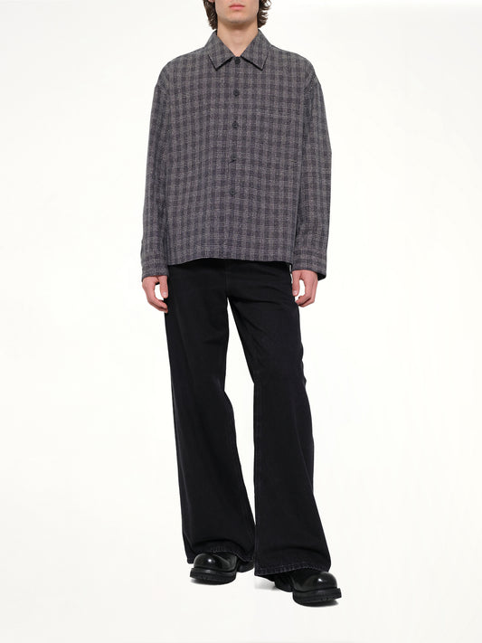Tweed Shirt in Black