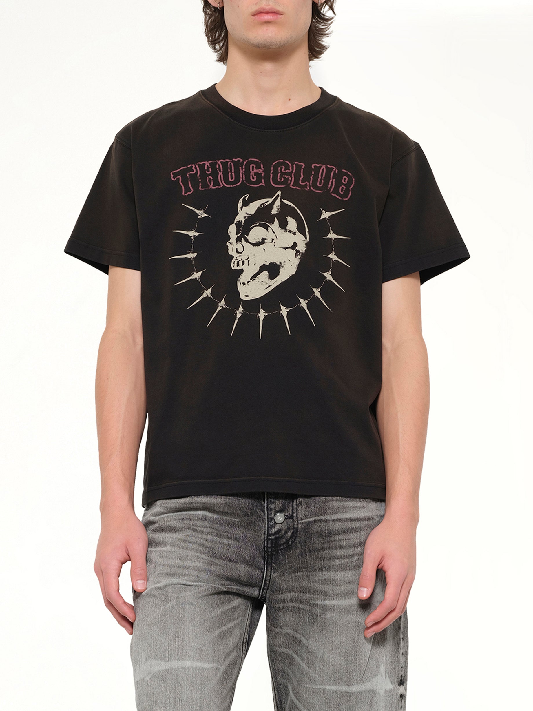 ヴィンテージ ライディング スカル Tシャツ ブラック