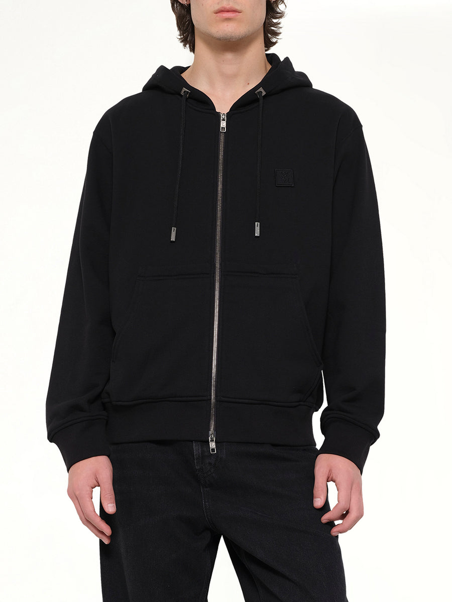 WYM Zip Hoodie in Black