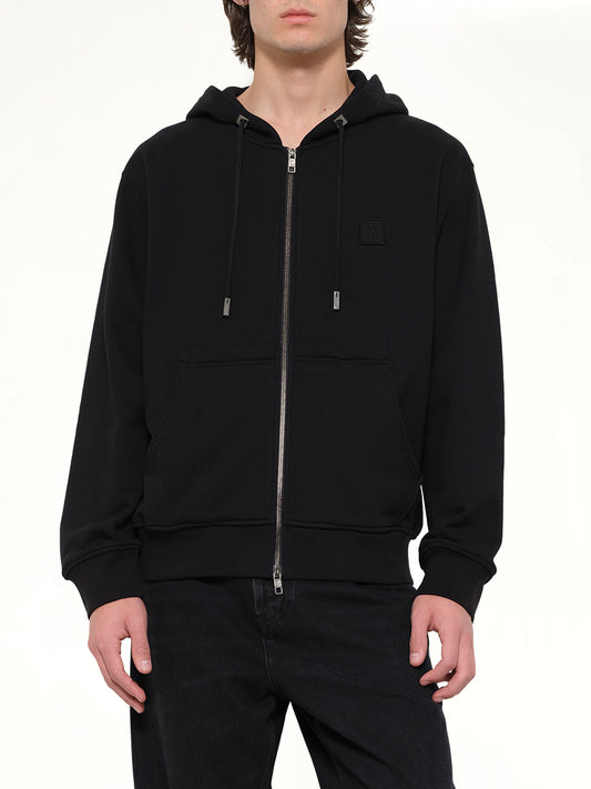 WYM Zip Hoodie in Black