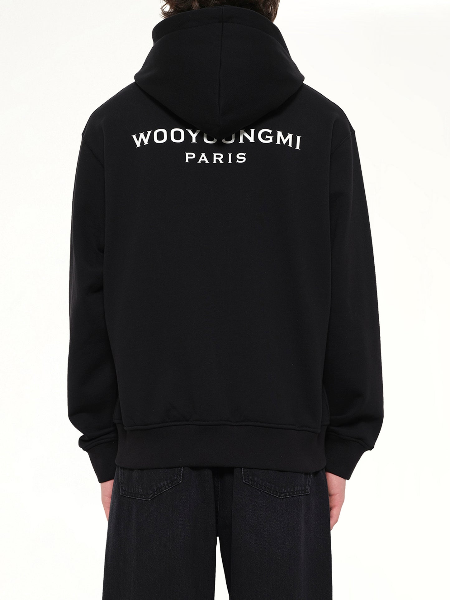 WYM Zip Hoodie in Black