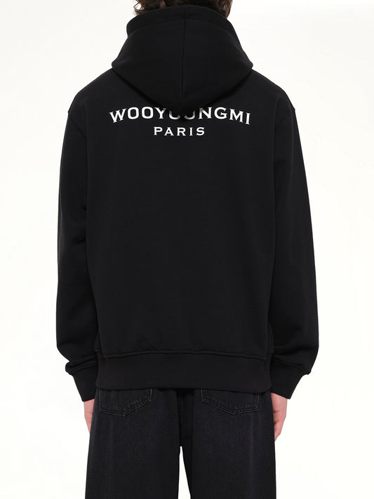 WYM Zip Hoodie in Black