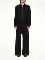 Wool Blouson in Black