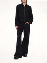 Wool Blouson in Black